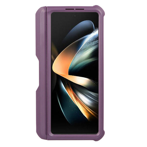 Броньований чохол для Samsung Galaxy Z Fold 4 5G, Dexnor Full Body S-Pen Slot, фіолетовий