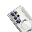 Чохол-книжка для Samsung Galaxy S25 Ultra, RFID Wallet MagSafe CamShield, сріблястий