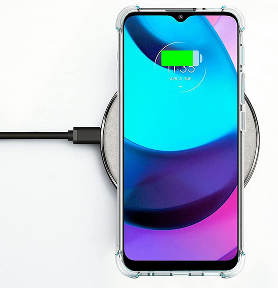 Чехол до Motorola Moto E20/E30/E40, Dropproof, прозрачный