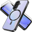 Чохол для Samsung Galaxy A36, Electro MagSafe, чорний + Скло на екран