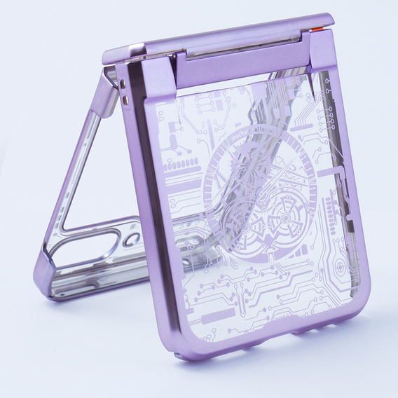 Чехол для Samsung Galaxy Z Flip 5 5G, Mechanical Legend, фиолетовый
