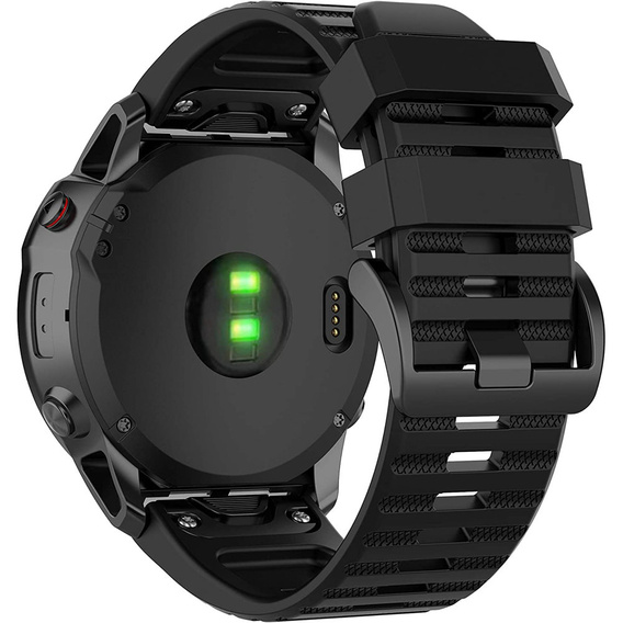 Силиконовый ремешок QuickFit для Garmin Fenix 26 мм, черный