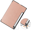 Чехол для Samsung Galaxy Tab S9 FE, Tri-fold, розовый rose gold