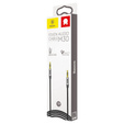 BASEUS Yiven M30 Kabel Minijack 3.5mm Aux 1.5m - Silver/Black