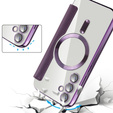 Чохол-книжка для Samsung Galaxy S23 FE, RFID Wallet MagSafe CamShield, фіолетовий