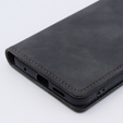Чехол для Xiaomi Redmi Note 12 4G, ERBORD Vintage, бумажник с клапаном, чёрный