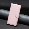 Откидной чехол для Samsung Galaxy M33 5G, Wallet Litchi Magnet, розовый rose gold