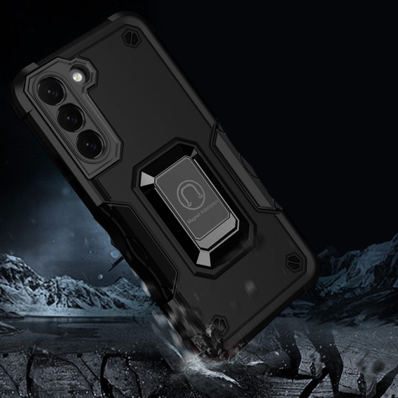 Чехол до Samsung Galaxy S22 5G, Dual-Layer Armor, чёрный