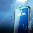 Чохол для iPhone 17 Pro Max, водонепроникний IP68, SHELLBOX MagSafe, синій
