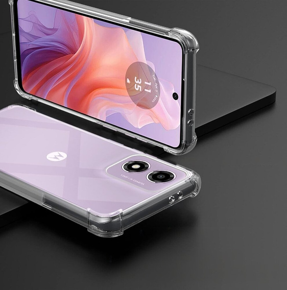 Чoхол до Motorola Moto E14, Dropproof, прозорий