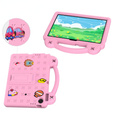 Детский чехол для Lenovo Tab TB311FU, Cute Patterns, с подставкой, розовый