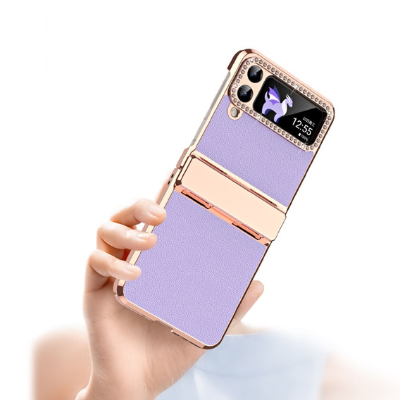 Чехол для Samsung Galaxy Z Flip 4 5G, ElectroLeather, фиолетовый