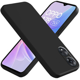 Чехол до Oppo A78 5G, Silicone Lite, чёрный