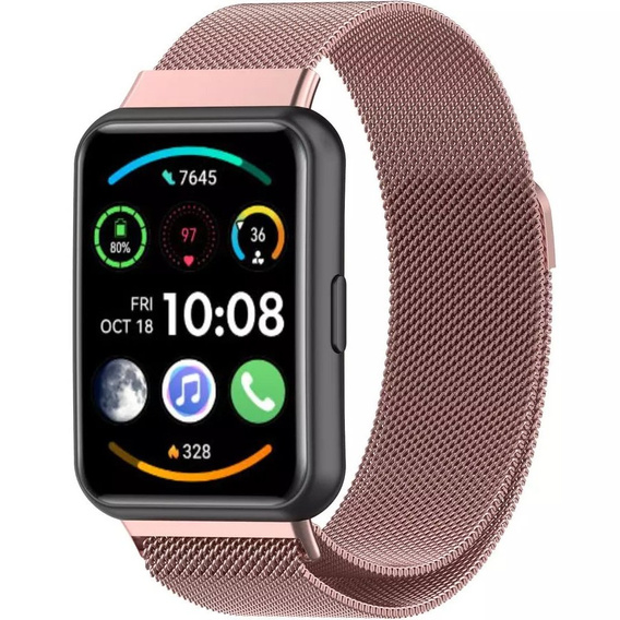 Браслет  MilaneseBand для Huawei Watch Fit 2 - Rose Pink