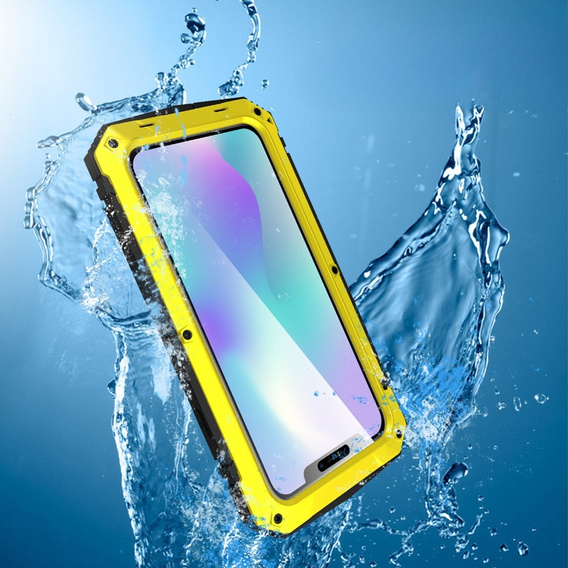 Броньований чохол для iPhone 11, R-JUST, жовтий / чорний