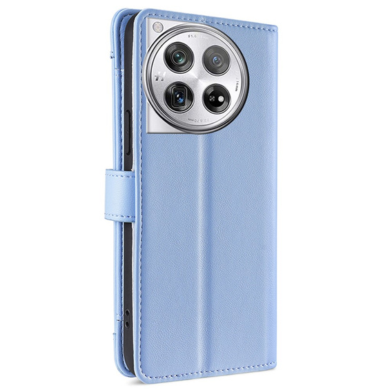 Откидной чехол для OnePlus 12 5G, Wallet Zipper Pocket, синий