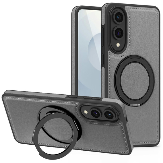 Чохол для Realme 12 Pro 5G / 12 Pro+ 5G, Leather Kickstand Ring, чорний