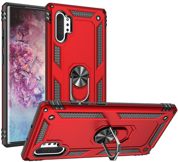 Броньований Чoхол до Samsung Galaxy Note 10+ Plus, Nox Case Ring, червоний