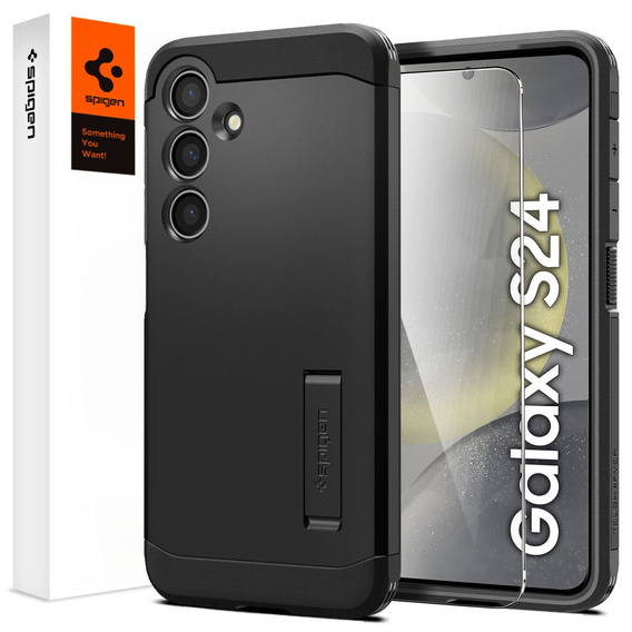 Чехол Spigen до Samsung Galaxy S23 FE, Tough Armor, зелёный