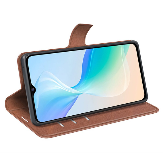 Чехол Wallet до Vivo Y76 5G / Y76s 5G / Y74s, Protective Cover, Brown