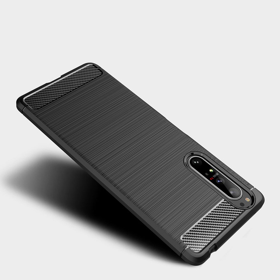 Чoхол до Sony Xperia 1 II, Carbon, чорний