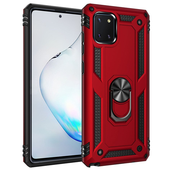 Броньований Чoхол до Samsung Galaxy Note 10 Lite, Nox Case Ring, червоний