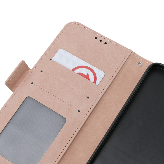 Откидной чехол для Oppo A38 4G / Oppo A18 4G, Card Slot, розовый