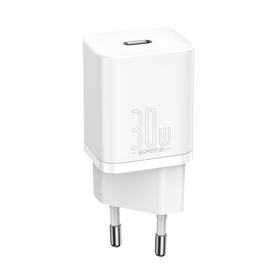 Сетевое зарядное устройство Baseus Super Si PD 30 Вт, 1× USB-C для смартфонов
