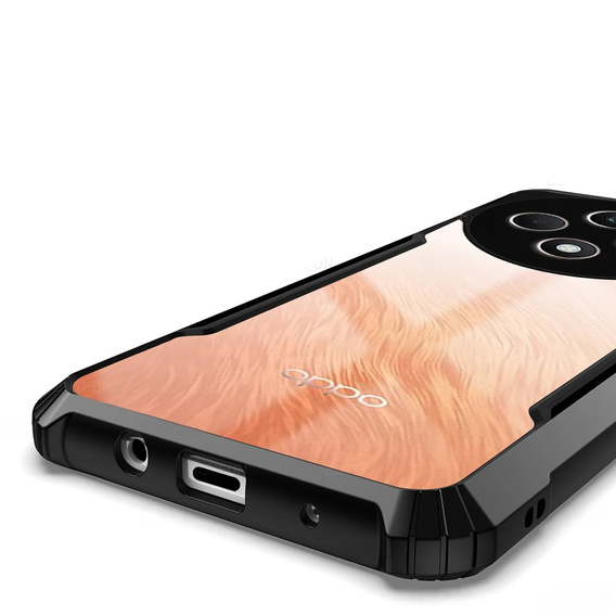 Чехол до Oppo Reno 12FS / 12F, AntiDrop Hybrid, чёрный