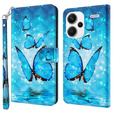 Чохол-книжка для Xiaomi Redmi Note 13 Pro+, Wallet, Butterflies м'яти