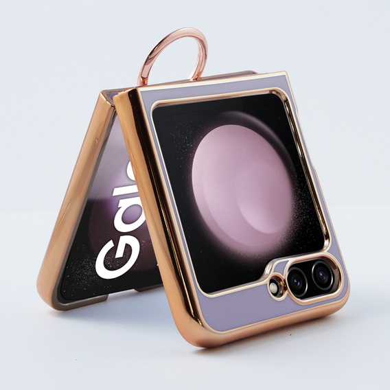 Чoхол до Samsung Galaxy Z Flip 5 5G, Electro Ring, фіолетовий
