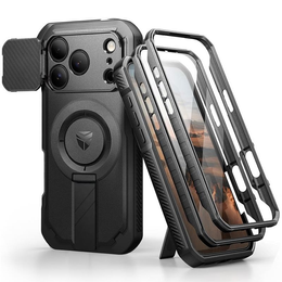 Бронированный чехол Dexnor с подставкой и затвором камеры, для MagSafe для iPhone 17 Pro
