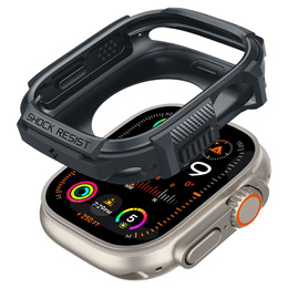 Чехол Spigen для Apple Watch Ultra/Ultra 2 49 мм, Rugged Armor, бежевый