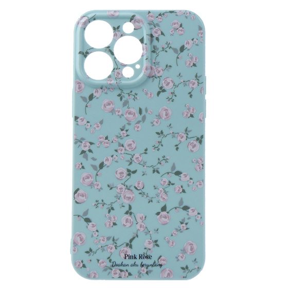 Тонкий чохол до iPhone 13 Pro, Retro Flower, м'яти