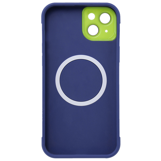 Чехол для iPhone 15, ERBORD Armor Mag, синий