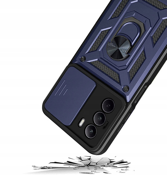 Чехол NOX Camera Slide Realme C71, CamShield Slide, синий
