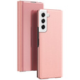 Чехол до Samsung Galaxy S21 FE, Clear View, розовый rose gold