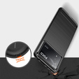 Чехол до Xiaomi Poco X4 Pro 5G, Carbon, чёрный