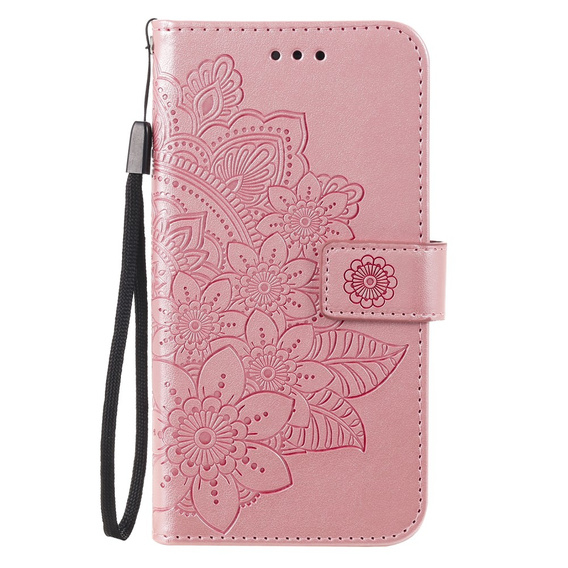 Чохол-книжка для Samsung Galaxy S21 FE, Mandala, рожевий rose gold