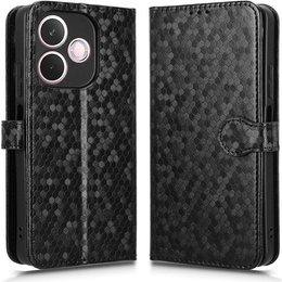 Флип-кейс для Oppo A5 Pro 5G, Wallet Rhombus, чёрный
