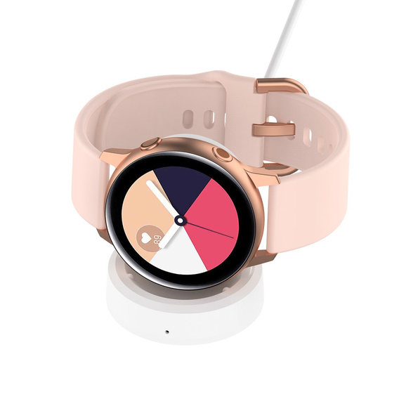 Индукционное зарядное устройство для Samsung Galaxy Watch 4 / 5 / 5 Pro, White