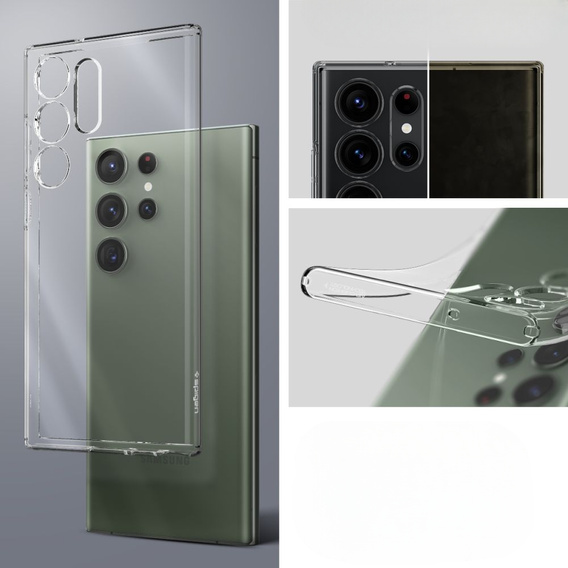 Чехол Spigen до Galaxy S23 Ultra, Liquid Crystal, прозрачный