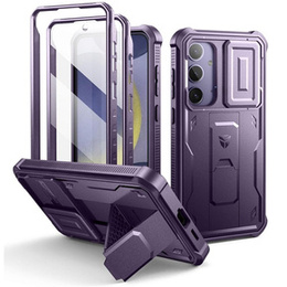 Бронированный чехол для Samsung Galaxy S24 Plus, Dexnor Full Body (Two Frames), фиолетовый