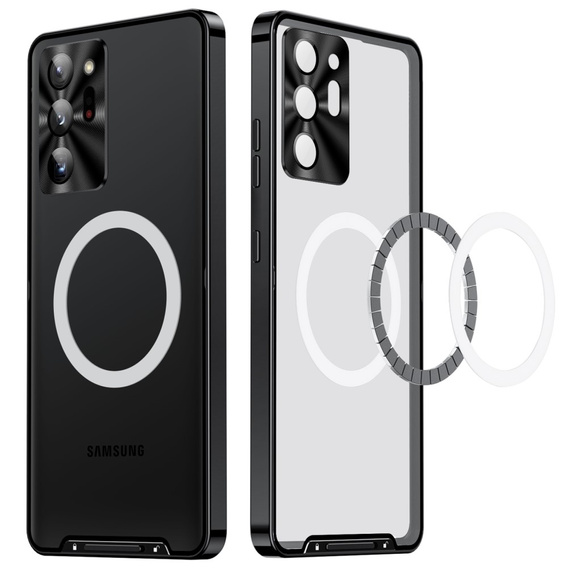 Захисний чохол для камери Samsung Galaxy Note 20 Ultra, CamShield MagSafe, прозорий / чорний