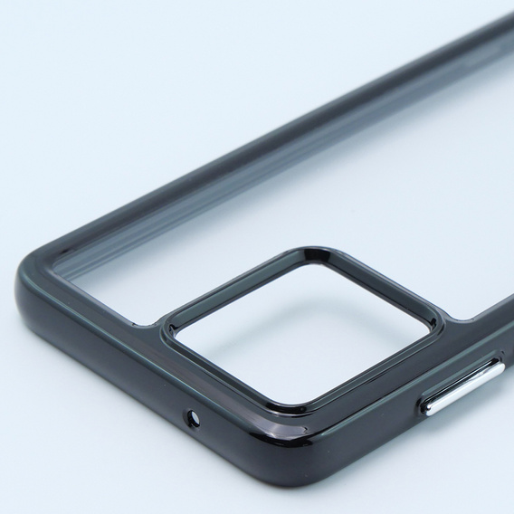 Чoхол до Motorola Moto G84 5G, Fusion Hybrid, прозорий / чорний