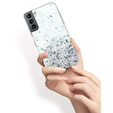 Чoхол до Samsung Galaxy S21+ Plus, Glittery, прозорий
