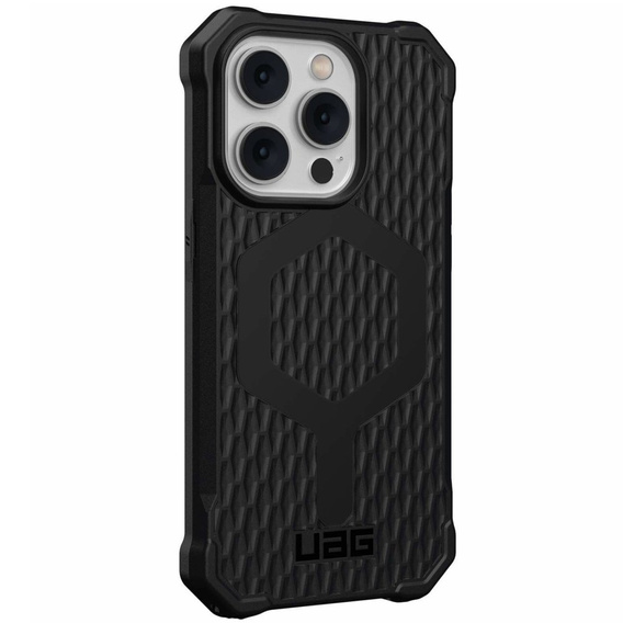 Чoхол Urban Armor Gear до iPhone 14 Pro, Essential Armor MagSafe, чорний