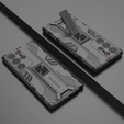 Чoхол до Samsung Galaxy S23 Ultra, Military kickstand, чорний