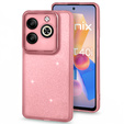 Чехол до Infinix Hot 40i, Glittery Powder, розовый