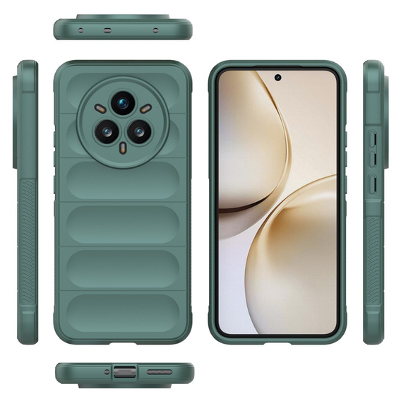 Чехол до Realme 14 Pro+ 5G, Gaming Shockproof, зелёный